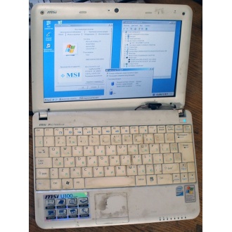 Нетбук MSI Wind U100 (Intel Atom N270 1.66Ghz /1024Mb DDR2 /120Gb /10" 1024x600) - Новочеркасск